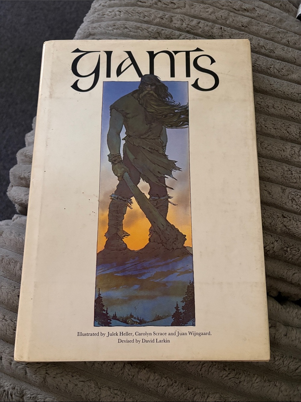 RARE Book! Giants Hardcover Book With Dust Jacket! 1st Edition 1979